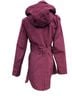 Sebby Collection Burgundy Coat Size S - photo 2