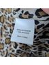 Tory Burch 100% Silk Leopard Print Tan Brown Black Ivory Sleeveless Blouse Size 6 - photo 7