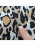 Tory Burch 100% Silk Leopard Print Tan Brown Black Ivory Sleeveless Blouse Size 6 - photo 9
