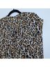 Tory Burch 100% Silk Leopard Print Tan Brown Black Ivory Sleeveless Blouse Size 6 - photo 11
