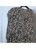 Tory Burch 100% Silk Leopard Print Tan Brown Black Ivory Sleeveless Blouse Size 6 - photo 13