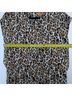Tory Burch 100% Silk Leopard Print Tan Brown Black Ivory Sleeveless Blouse Size 6 - photo 15