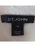 St. John 100% Silk Ivory Long Sleeve Button-Down Shirt Size 16 - photo 4