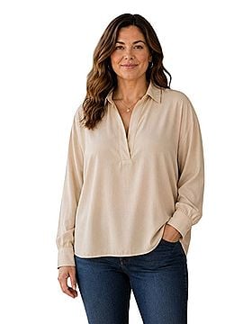 St. John Long Sleeve Button-Down Shirt (view 1)