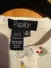 Papillon 100% Viscose Print White Sleeveless Blouse Size XS - photo 3