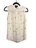 Papillon 100% Viscose Print White Sleeveless Blouse Size XS - photo 1