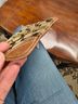 Coach Print Brown Gold Leather Wristlet One size - photo 6