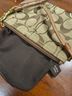 Coach Print Brown Gold Leather Wristlet One size - photo 4