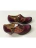 Elite 100% Leather Floral Burgundy Ankle Boots Size 9 - photo 4