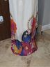 Neiman Marcus 100% Silk 100% Polyester Floral White Multi Color Wool Dress One size - photo 3