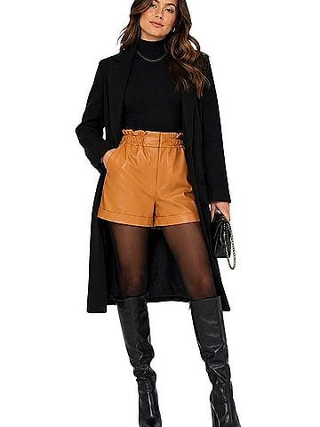 Joie Leather Shorts (view 1)