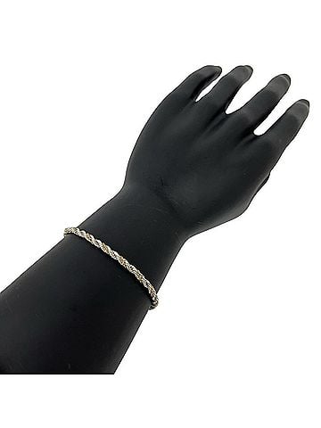 Tiffany & Co. TIFFANY&amp;Co. Tiffany Twist Rope Bracelet, Sterling Silver 925, 18K Yellow Gold, Accessory, Silver, Item Number 34142 (view 2)