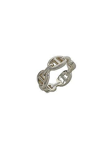 Hermès HERMES Chaine d'Ancre Enchainée PM Ring, Sterling Silver 925, Accessory, Item No. 39644 (view 1)