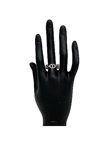 Hermès HERMES Vintage Chaine d'Ancre Enchainée PM Ring, Sterling Silver 925, Accessory, Item Number 24285 (view 2)