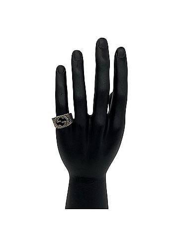 Gucci GUCCI Arabesque Ring, Sterling Silver 925, Men's Accessory, Item Number 35635 (view 2)