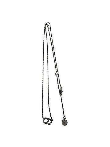 Christian Dior Christian Dior Vintage CD Logo Necklace, Plated Silver Accessory, 22632 (view 1)