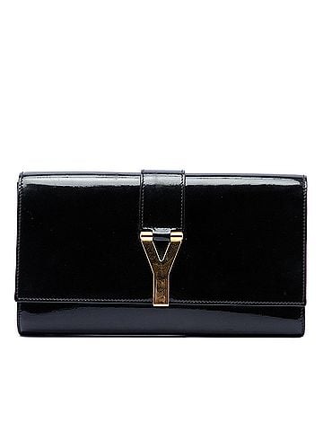 Saint Laurent Patent Chyc Ligne Clutch (view 1)