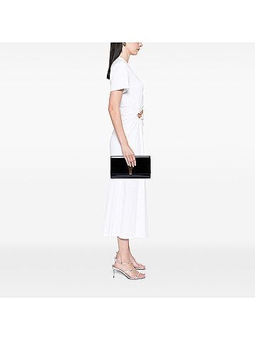Saint Laurent Patent Chyc Ligne Clutch (view 2)