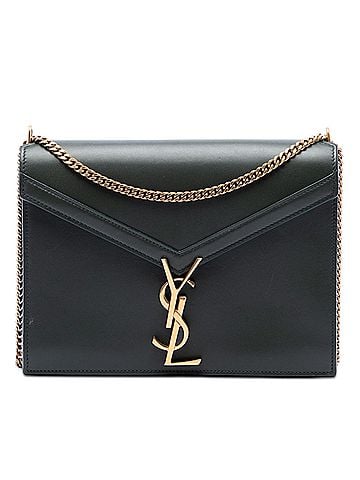 Saint Laurent Smooth Calfskin Monogram Cassandra Clasp Bag (view 1)