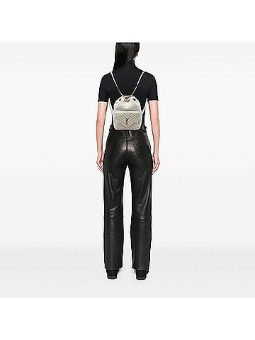 Saint Laurent Chevron Tweed Monogram Joe Backpack (view 2)