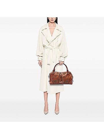 Burberry Leather Heart Studded Boston Bag (view 2)