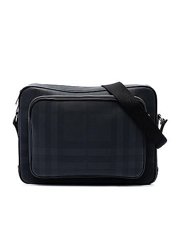 Burberry London Check Coated Canvas Marlon Messenger Bag (view 1)