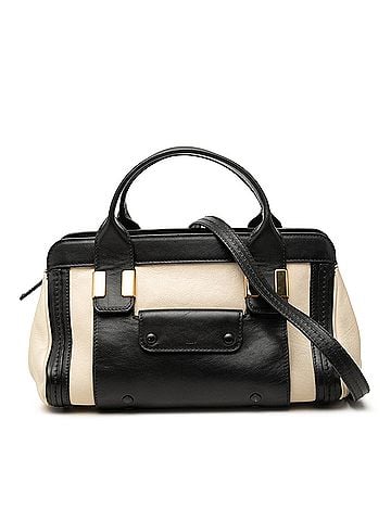 Chloé Small Bicolor Leather Alice Satchel (view 1)
