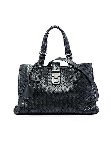 Bottega Veneta Small Nappa Intrecciato Roma Satchel (view 1)