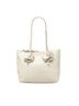 Miu Miu 100% Leather White Leather Flower Tote One size - photo 1