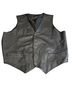 Wilson 100% Leather Solid Black Vest Size XL - photo 1