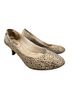 Life Stride Animal Print Tan Black Heels Size 8 1/2 - photo 1