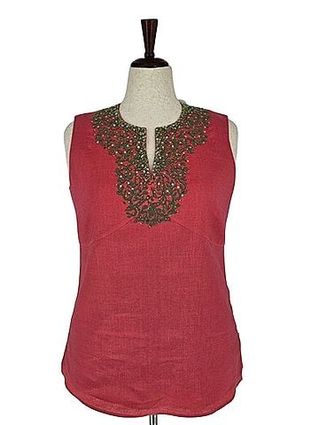 Lafayette 148 New York Sleeveless Top (view 2)