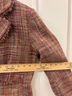 Talbots 100% Silk 100% Acetate Tweed Pink Purple Teal Blazer Size 4 - photo 7