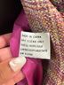 Talbots 100% Silk 100% Acetate Tweed Pink Purple Teal Blazer Size 4 - photo 4