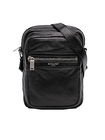 Saint Laurent Leather Sid Messenger Bag (view 1)