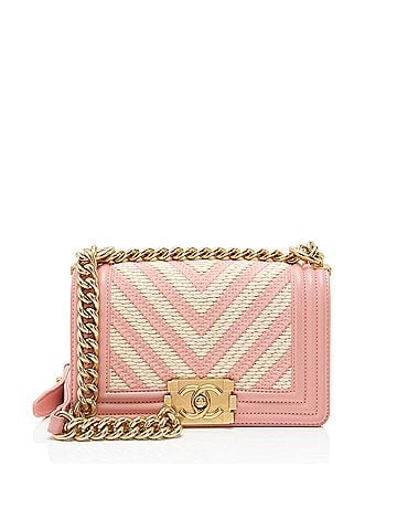 Chanel Chanel Braided Chevron Small Boy Bag (view 1)