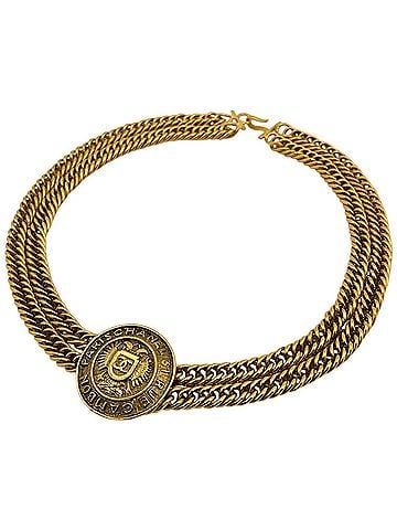 Chanel Chanel necklace, Coco Mark, GP gold, for women. (view 1)