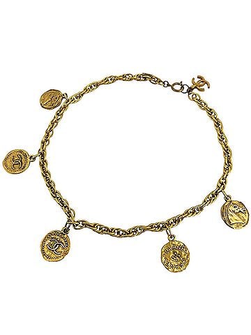 Chanel Chanel necklace, Coco Mark coin, GP gold, for women. (view 1)