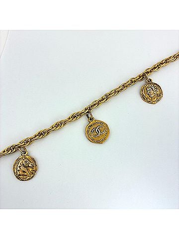 Chanel Chanel necklace, Coco Mark coin, GP gold, for women. (view 2)