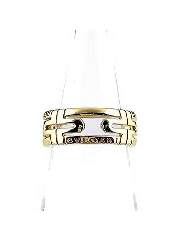 Bvlgari Bulgari BVLGARI Parentesi Openwork Ring YG Yellow Gold 750 Women's (view 1)