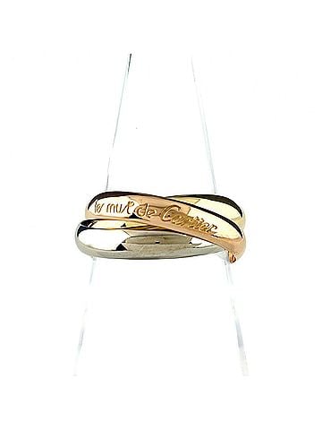 Cartier Cartier Trinity Ring, available in yellow gold (YG), pink (PG), and white (WG). Three-color designcm, 750mm, for women. (view 1)