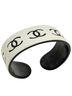 Chanel 100% Synthetic White Chanel Bangle, Coco Mark, Plastic, White, Women's One size - photo 1
