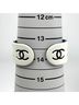 Chanel 100% Synthetic White Chanel Bangle, Coco Mark, Plastic, White, Women's One size - photo 5