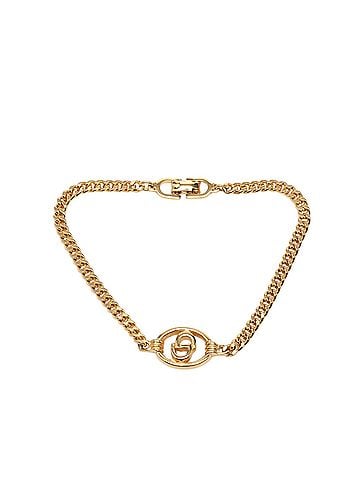 Dior Gold Plated CD Logo Bracelet (view 1)
