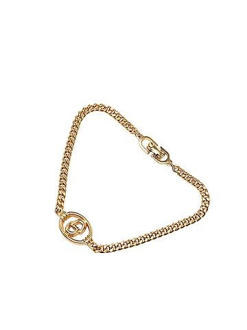 Dior Gold Plated CD Logo Bracelet (view 2)