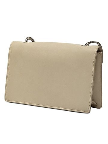 Saint Laurent Saint Laurent Betty Studded Chain Shoulder Bag 315681, Gray Beige Leather, Women's. (view 2)