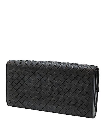 Bottega Veneta Bottega Veneta Intrecciato Long Wallet, Brown Leather, Women's BOTTEGAVENETA (view 2)