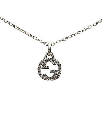 Gucci Gucci Interlocking G Necklace, SV925 Silver, Women's GUCCI (view 1)