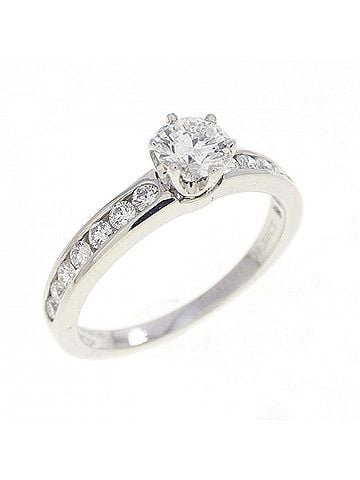 Tiffany & Co. Tiffany &amp; Co. Solitaire Channel Setting Ring 0.30 CT (view 1)
