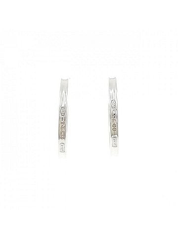 Tiffany & Co. Tiffany &amp; Co. 1837 Narrow Hoop Medium Earrings (view 1)